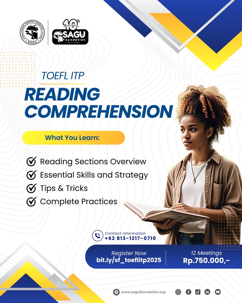 SAGU Foundation - TOEFL ITP Reading Comprehension